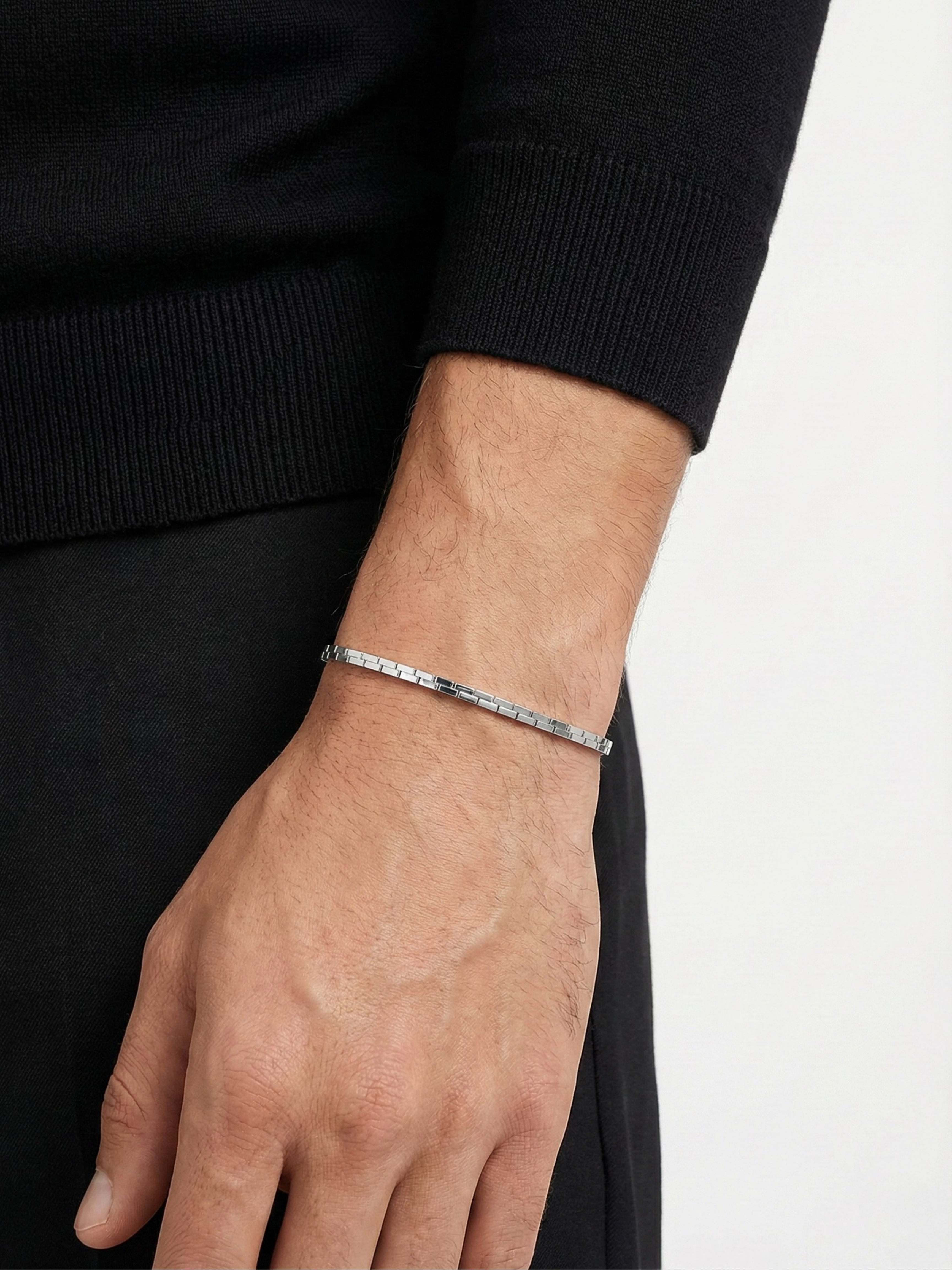 Gümüş Kaplan Charm Ante Bileklik