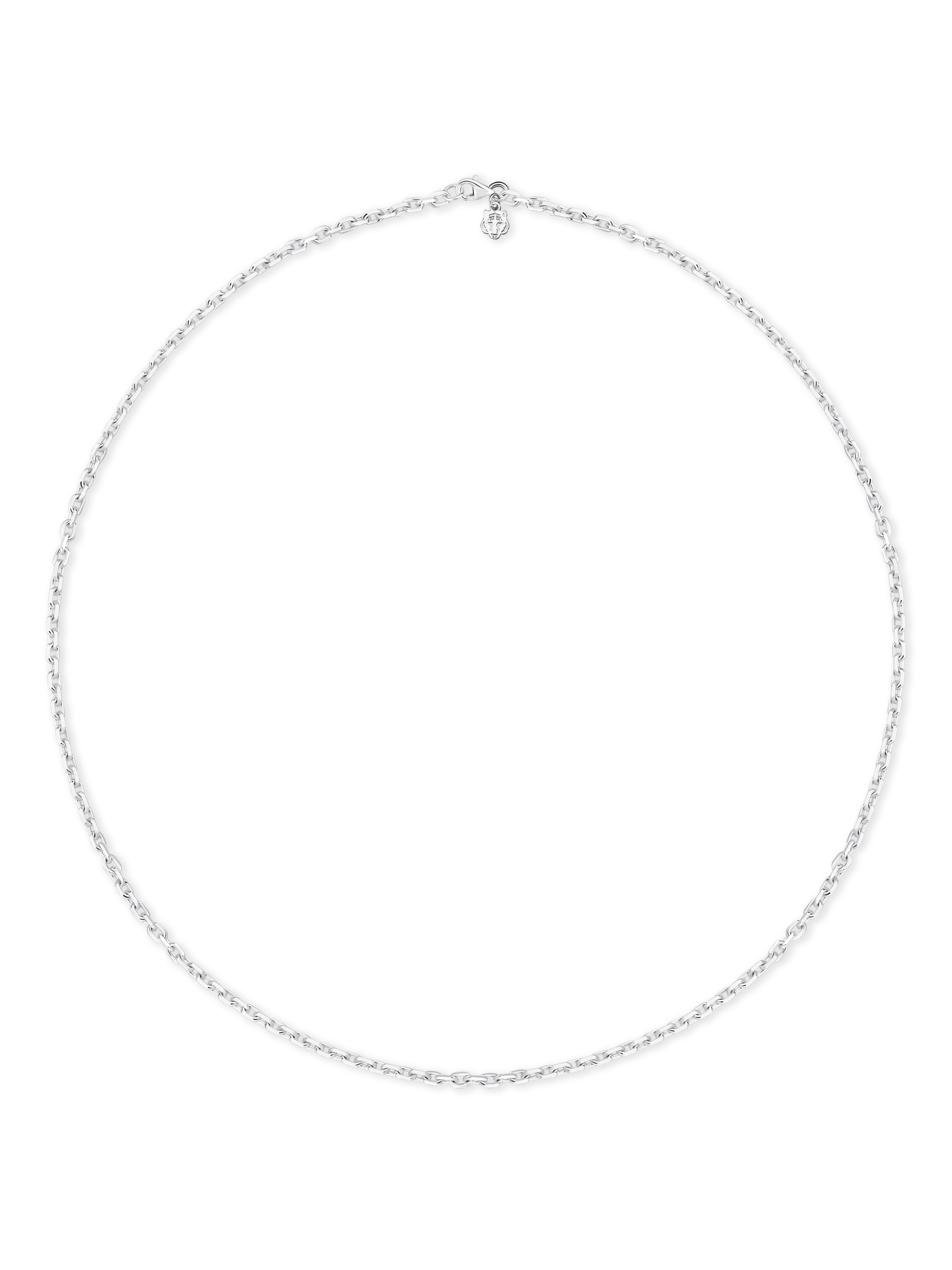 Gümüş Kaplan Charm Grade Zincir Kolye