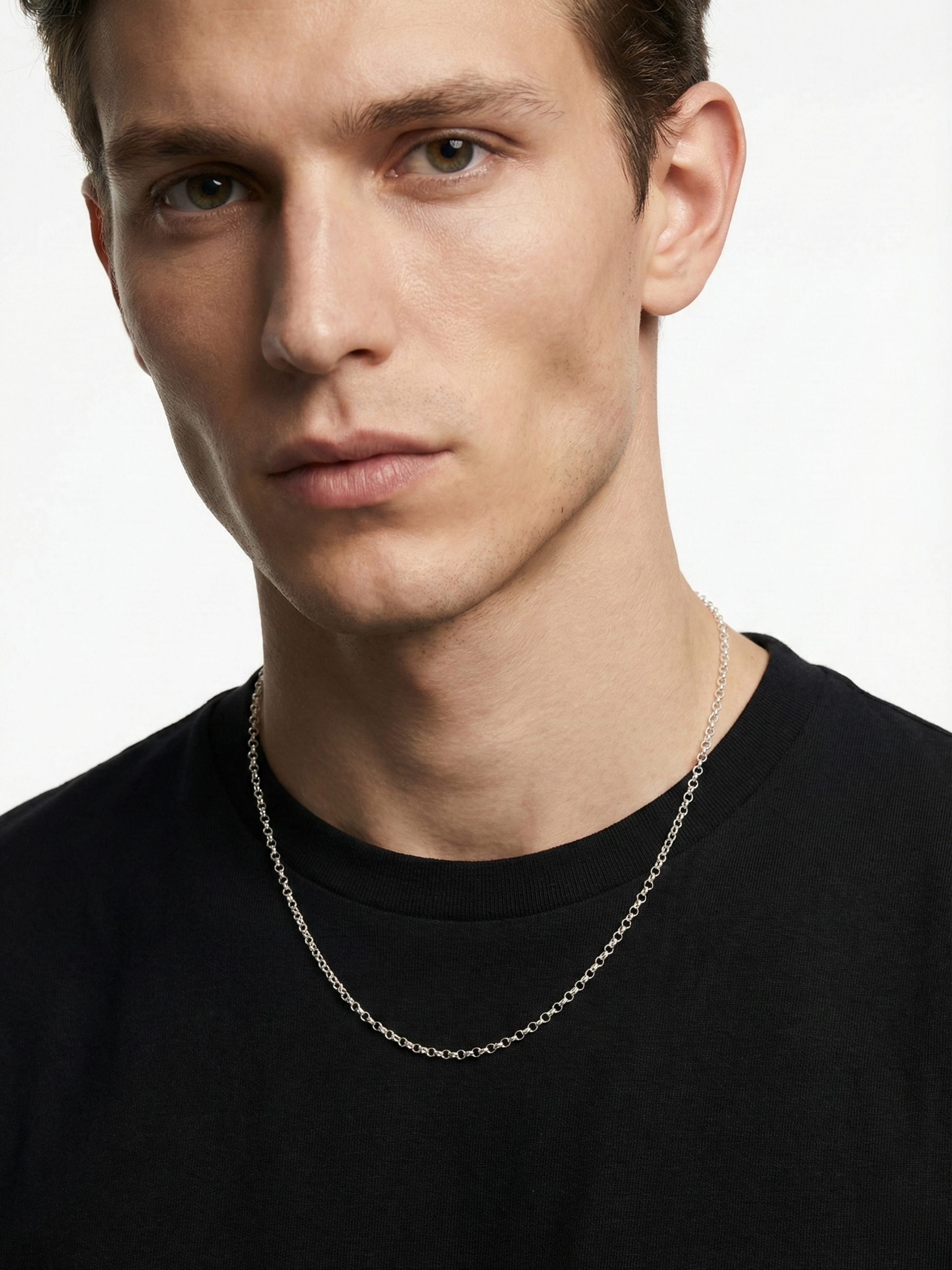 Gümüş Kaplan Charm Rio Zincir Kolye