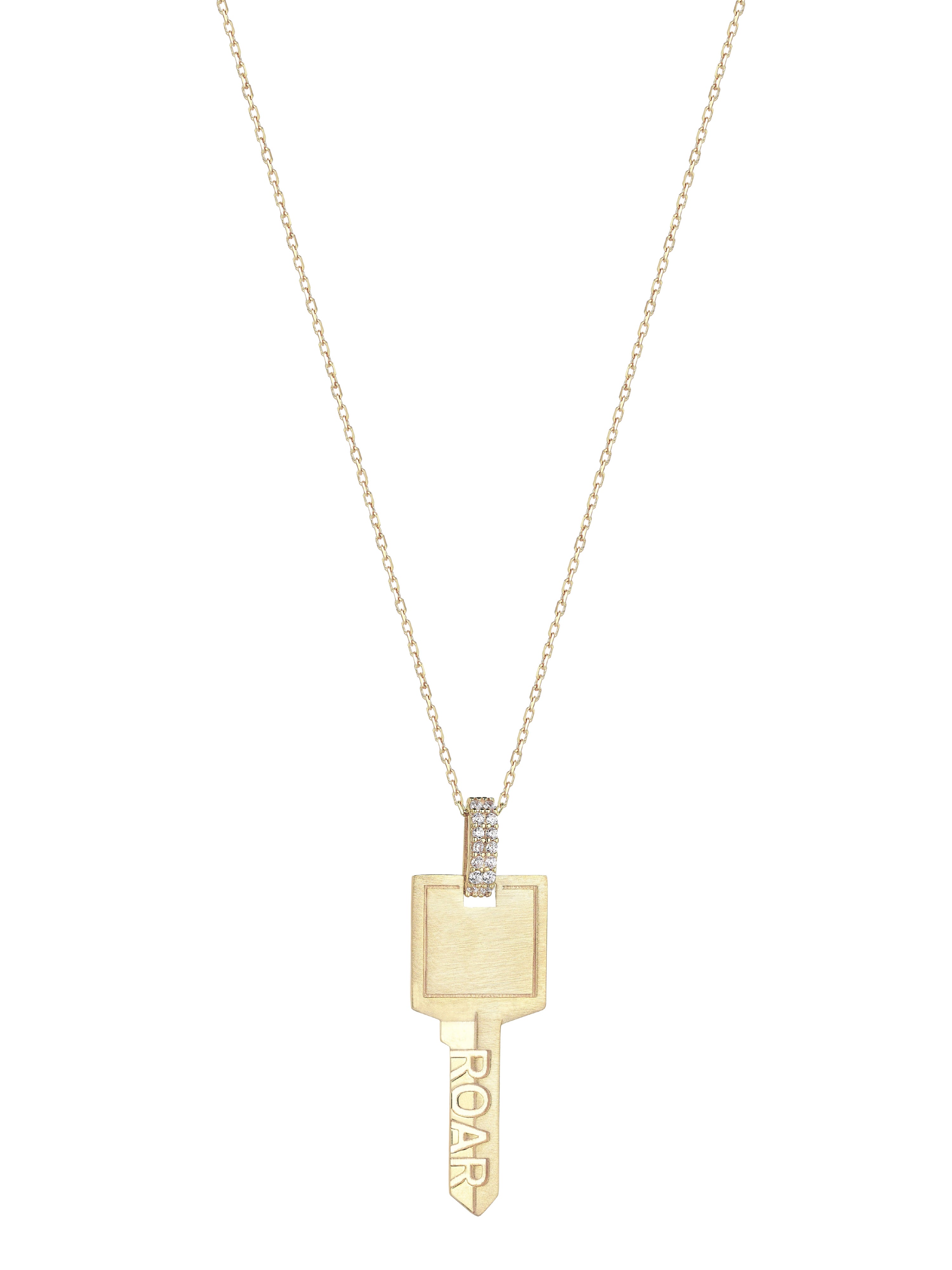 Altın Roar Anahtar Kolye