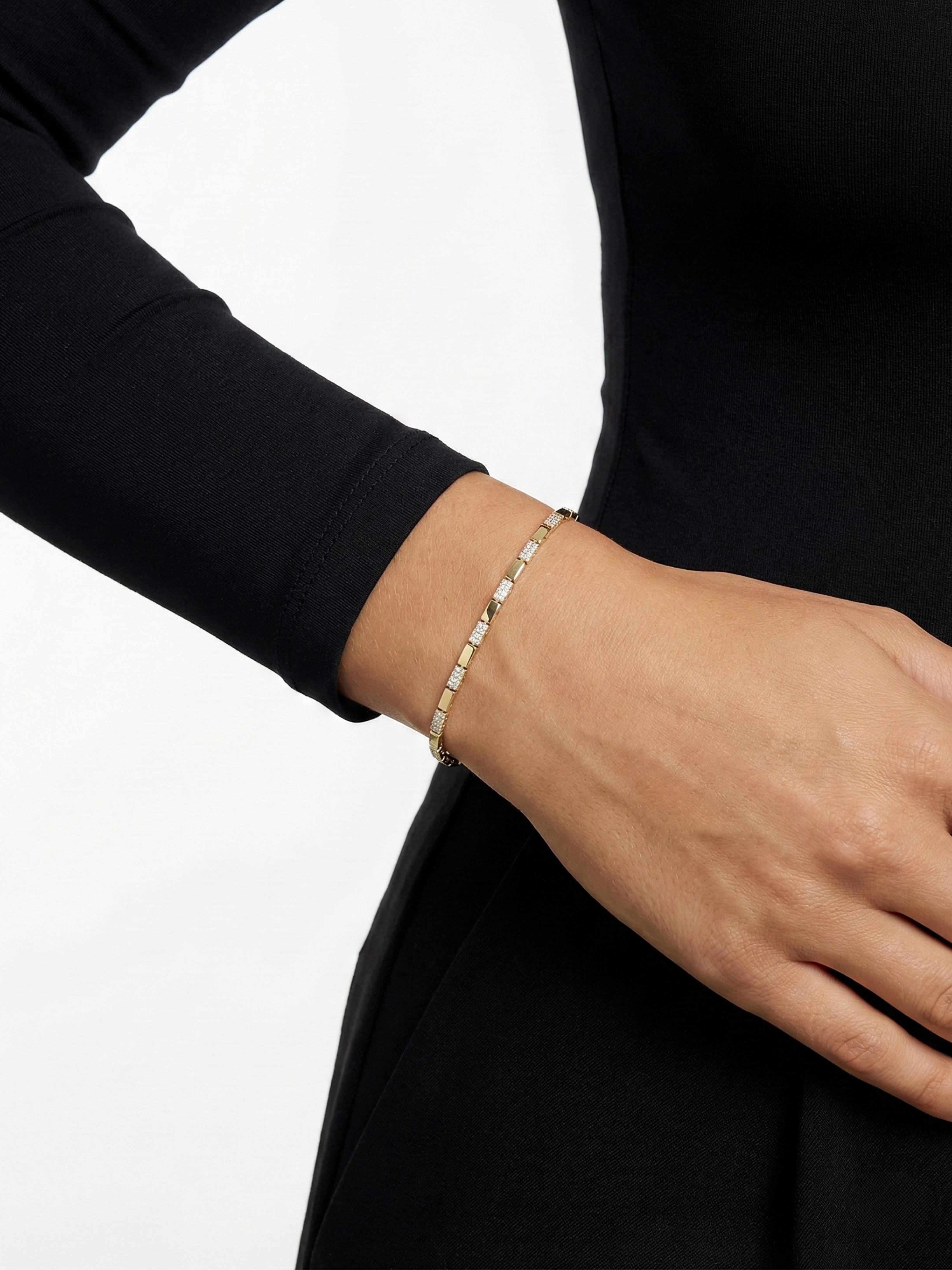 Altın Kaplama Kaplan Charm Mayfair Bileklik