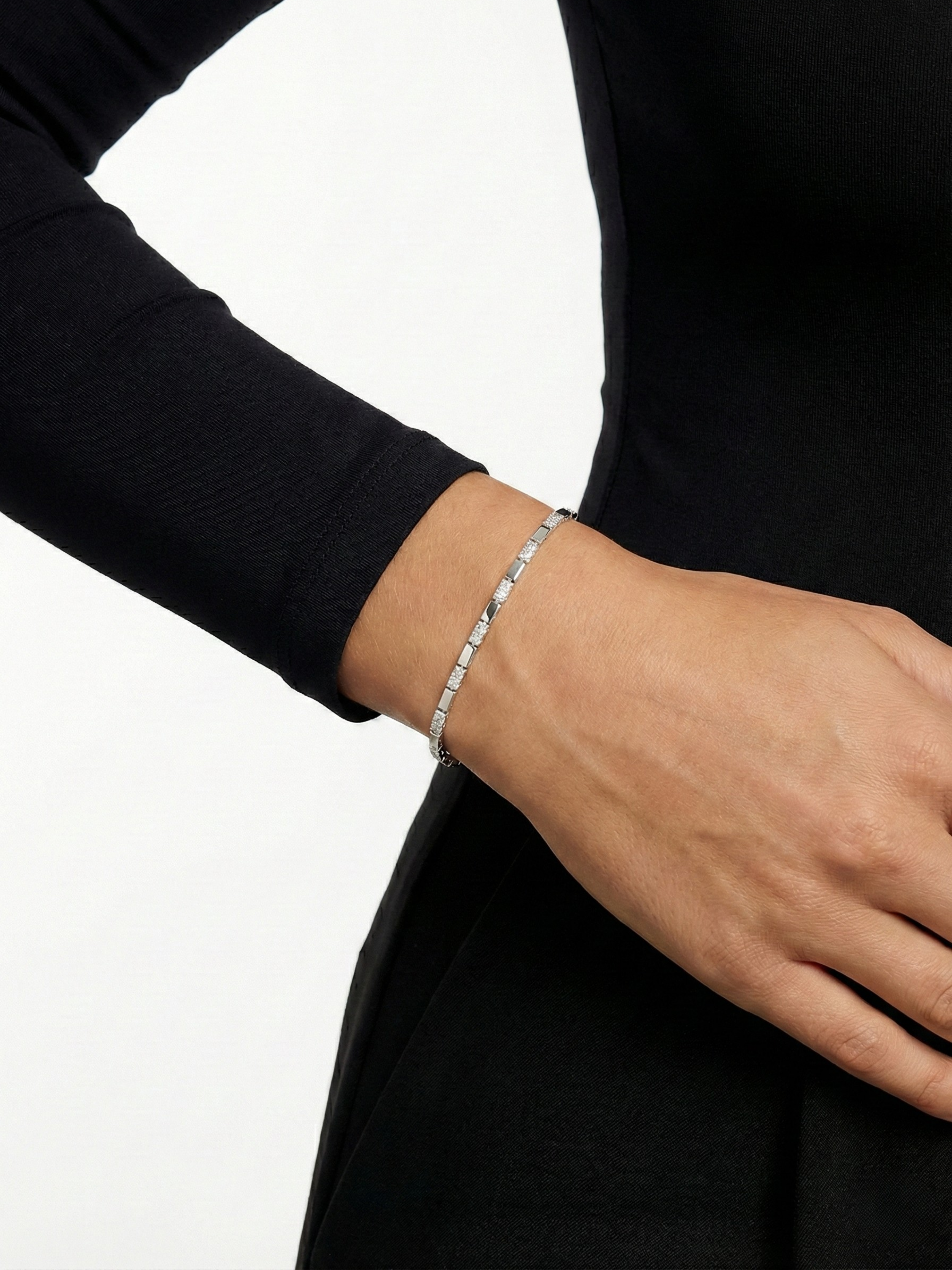 Gümüş Kaplan Charm Mayfair Bileklik