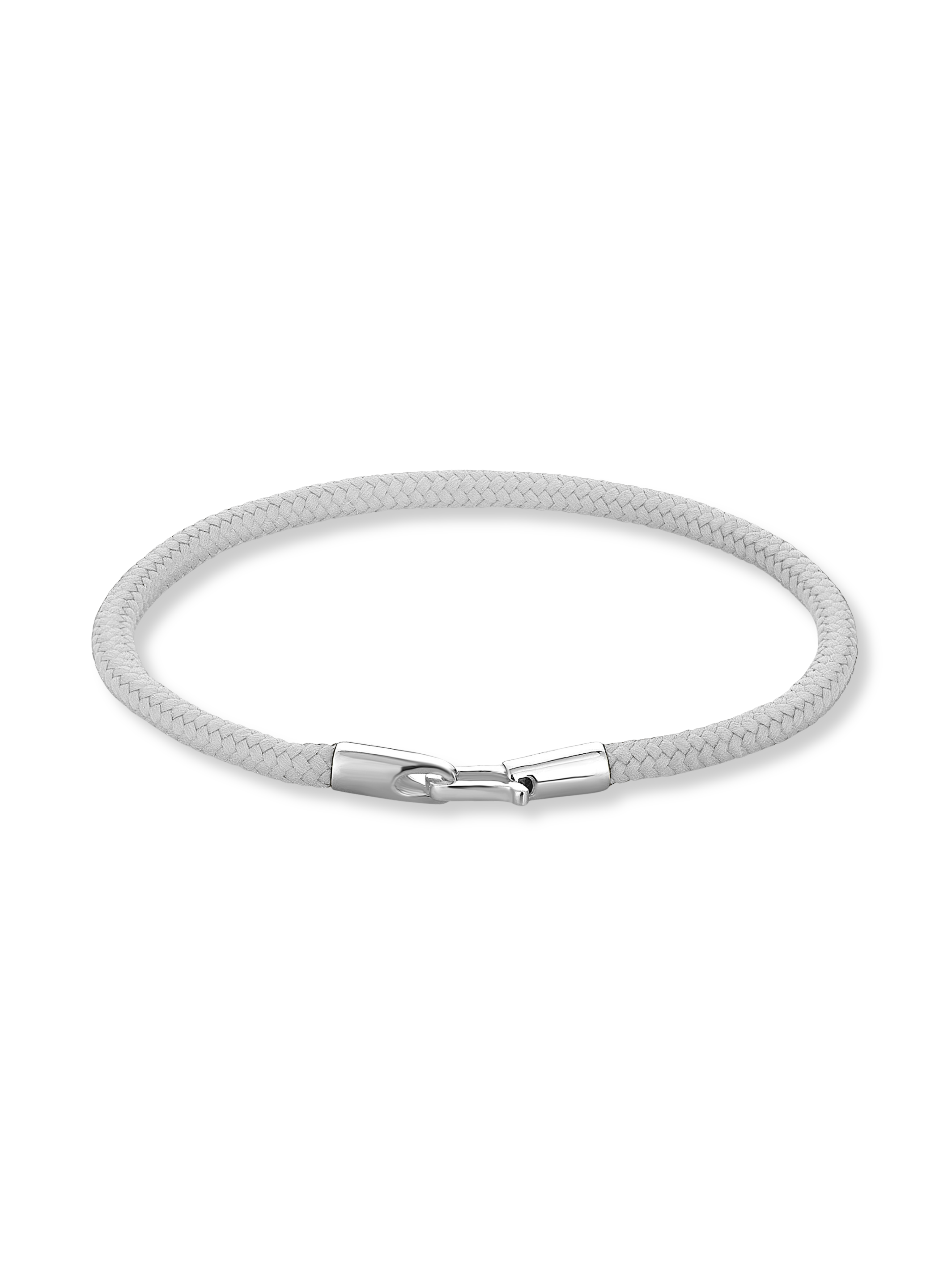 Locklink Gri İp Bileklik